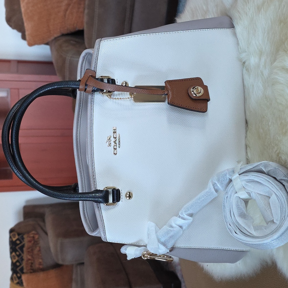 Beautiful NWT Coach Colorblock Small Margot Leather Bag ❤️🎁 - Picture 15 of 16